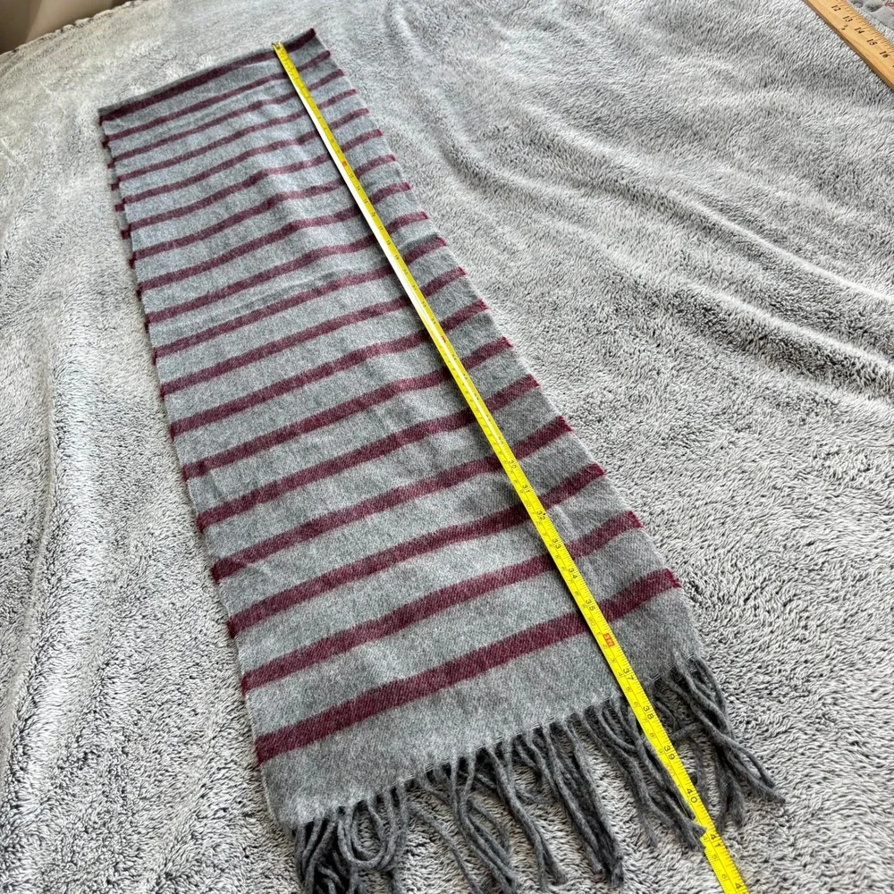Geoffrey Beene Mens Scarf Stripe‎ Made In Italy Old Money Preppy Academia 19695